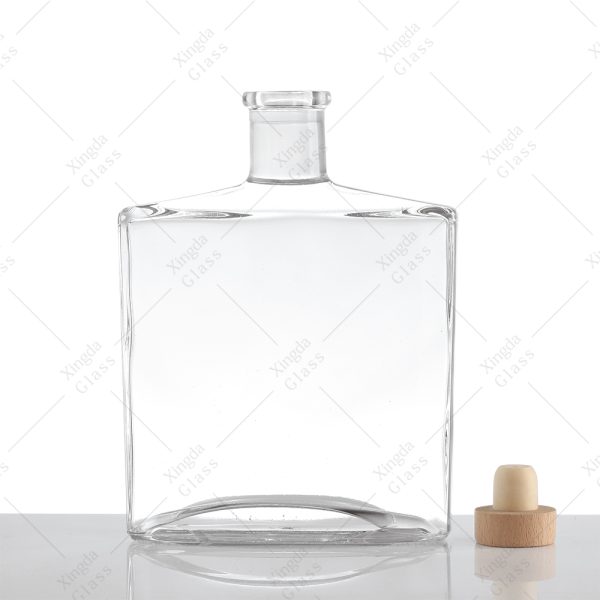 Vodka Tequila Bottle With Airtight Cork Cap Manufacturer