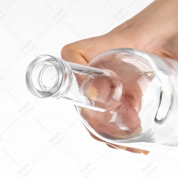 Factory Direct Sales 750 Ml Empty Grey Goose Vodka Bottle With Frosted Paint