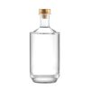 glass rum bottle