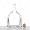 Customized Premium Square Shaped Empty Alcohol Brandy Whisky Glass Bottles