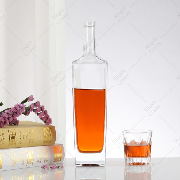Brandy Gin Rum Tequila Vodka Spirit Bottle Factory With Lid