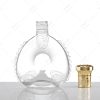 IMG_2583 Customized Embossed Extra Flint Spirits Whisky Vodka Brandy Bottle With Cork