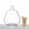 IMG_2603 Wholesale 500Ml Empty Flat Super Flint Glass Whiskey Brandy Xo Bottle