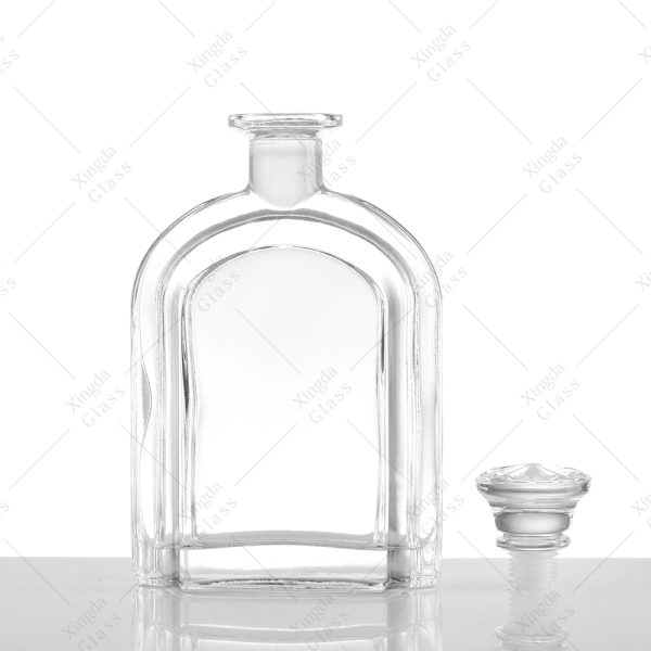 Factory Direct Sales 700Ml Absolut Original Vodka Glass Bottle With Clear Print