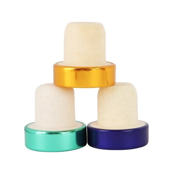 Customized Synthetic T Cork With Aluminium Cap