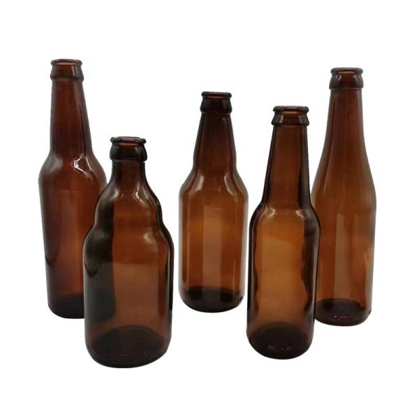 330ml 330cc Amber Belgian Beer Glass Bottle
