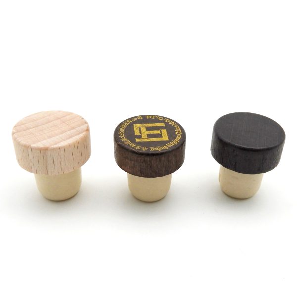 主图_004 Wooden Bar Top Bottle Cork With Laser Engraved T Shaped Cap