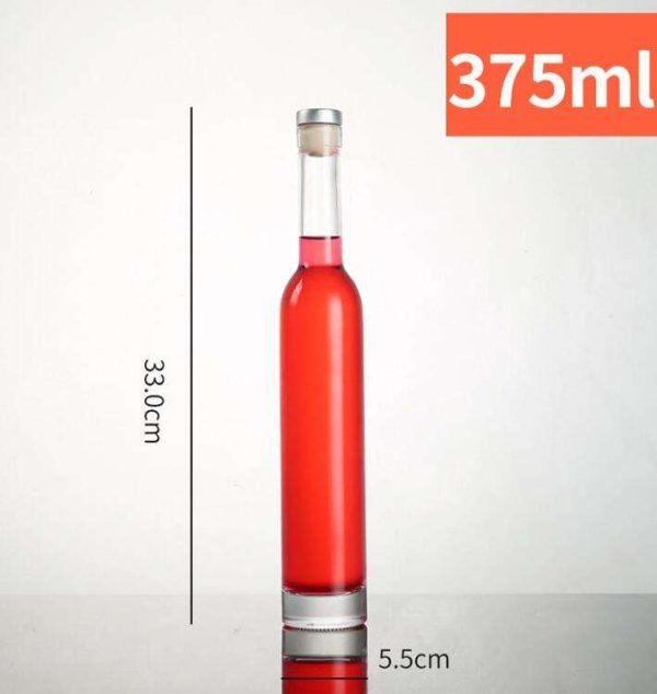 主图_005 375ml Ice Wine Bottles & 500ml Liquor Bottles with Cork Stoppers