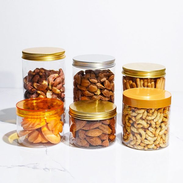 Caliber Metal Screw Caps Gold Food Lids Metal Threaded Aluminum Cap Jar Lids