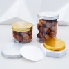 Caliber Metal Screw Caps Gold Food Lids Metal Threaded Aluminum Cap Jar Lids
