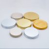 Caliber Metal Screw Caps Gold Food Lids Metal Threaded Aluminum Cap Jar Lids