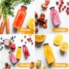 glass water juice Glass Bottles with lids