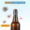 Amber Glass Beer Bottles for Home Brewing