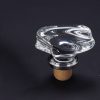 20 (1) Custom Shape Clear Glass Bottle Stoppers Crystal Stopper