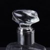 20 (2) Custom Shape Clear Glass Bottle Stoppers Crystal Stopper