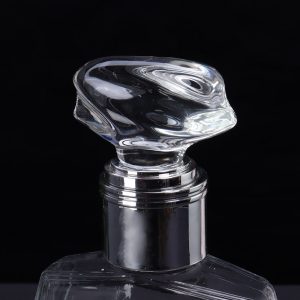 Custom Shape Clear Glass Bottle Stoppers Crystal Stopper