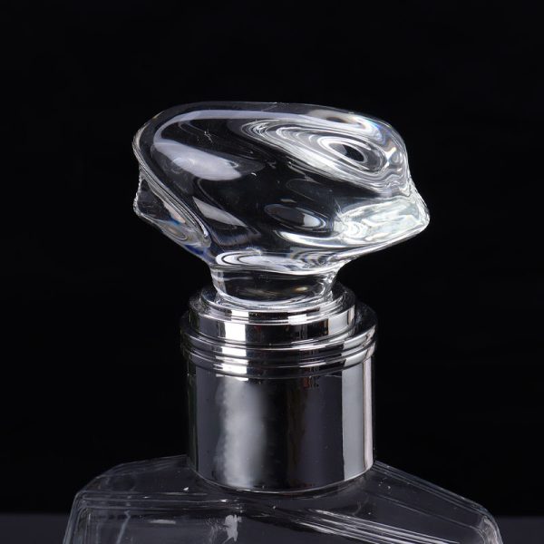 20 (2) Custom Shape Clear Glass Bottle Stoppers Crystal Stopper