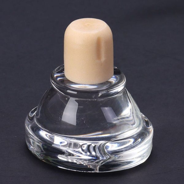 20 (3) Custom Shape Clear Glass Bottle Stoppers Crystal Stopper