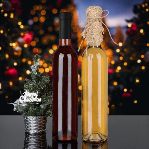 Empty Home Brewing Clear Ice Wine Bottles