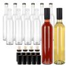 Empty Home Brewing Clear Ice Wine Bottles