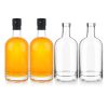 Clear Empty Heavy Base Wine Bottles with Cork Lids for Wine Whiskey Soda Beer Juices Beverages