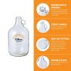 Empty One Gallon Glass Wine Water Bottle