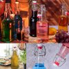 Swing Top Glass Bottles 500ML Glass Brewing Bottles with Airtight Stoppers for Beer